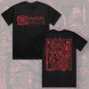 Crusade Red Demon Knight Double-Sided Graphic T-Shirt Men Women Gothic Fantasy Casual Cotton St