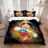 3pcs Cartoon Pinocchio Printed Bedding Set, Soft and Comfortable Quilt Cover for Bedroom S012