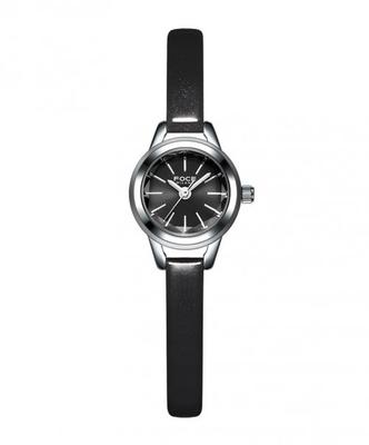 [FOCE LADY] FOCE LADY 18mm Women's Black Leather Watch FM1905L-BK