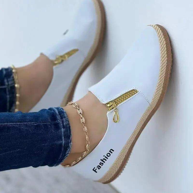 Fashion Women Flats Designer Classic Walking Casual Sneakers Rome Fashion Running Shoe Plus Size Shoes for Women Casual Shoes