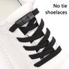 Colorful Lock Elastic Laces Sneakers Kids Adult Flats No Tie Shoe Laces for Shoes Accessories Press Lock Shoelaces Without Ties