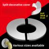 Stainless Steel Faucet Decorative Cover Self-Adhesive Faucet Shower Water Pipe Chrome Finish Wall Covers Bathroom Accessories