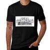 Australian Art Pen  Ink Drawing of an Abandoned Pub Hotel TShirt Work Utility Casual Tee Shirt TShirt