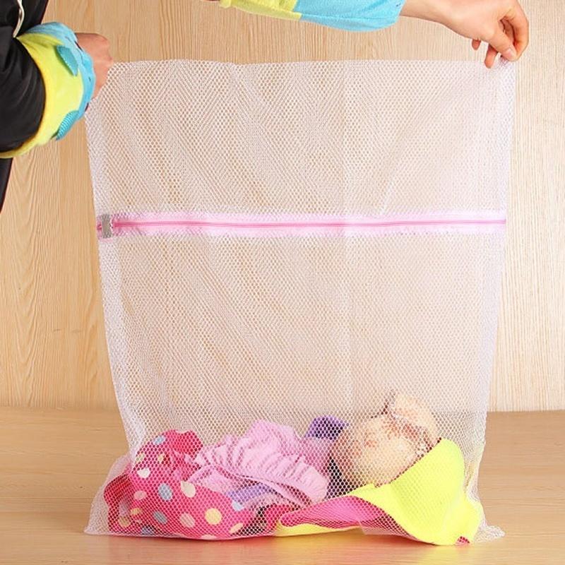 3 Misure/set Sacchetti a Rete con Cerniera per Lavanderia Pieghevoli Intimo Delicato Reggiseno Calzini Biancheria Intima Rete Protettiva per Vestiti Lavatrice