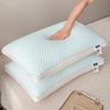 Summer Cool Bean Cool Feeling Ice Silk Neck Pillow for Children and Adults Dormitory Massage Pillow Core with Zipper Wholesale