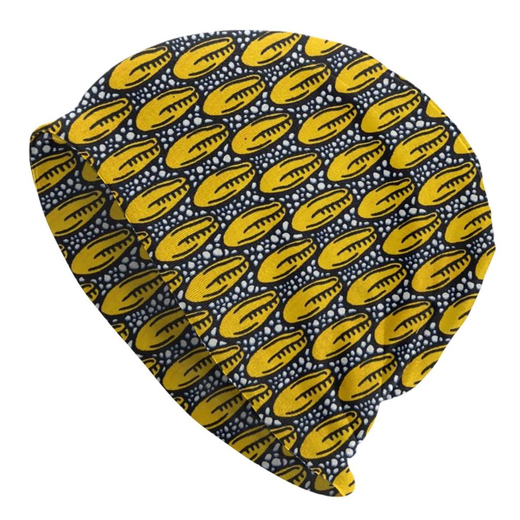 Custom African Ethnic Tribal Ankara Pattern Beanie Cap Unisex Winter Warm Bonnet Homme Knitting Hats Skullies Beanies Hats