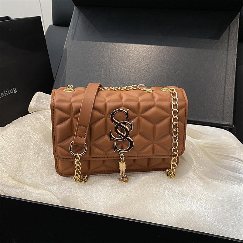 Chain Small Square Bag - Simple and Versatile Single-shoulder Crossbody Bag