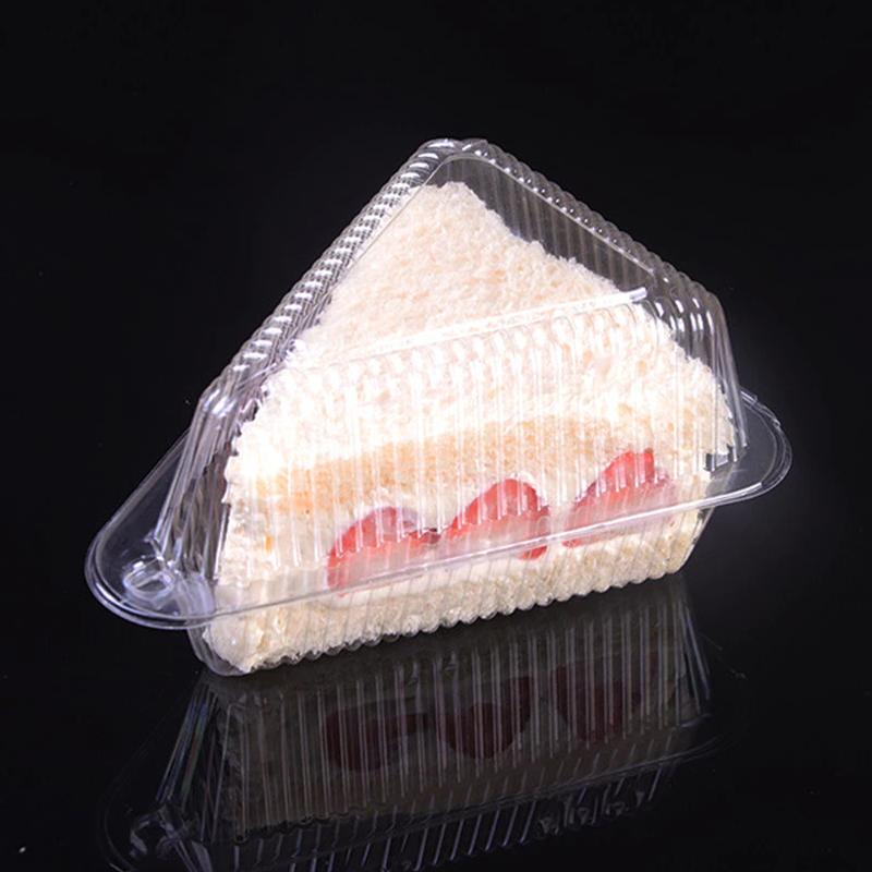 50/100/150 Piezas Contenedor para Rebanada de Pastel Caja Triangular para Pastel Caja tipo Almeja Para Rebanada de Pastel de 8 Pulgadas 6 Pulgadas Postre Sándwich Caja para Llevar