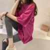 Summer New Candy Color T-shirt for Women Short-sleeved Students Loose Korean Style Ins Half-sleeved Tops for Women