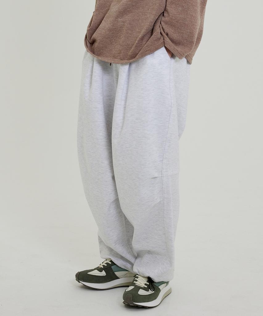 OTHERFITS Wide Balloon Sweatpants (White Grey)