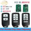 SUPERKY 313.8MHz For Honda City Jazz Fit Civic Shuttle Vezel CR-V 5 Door EX Odyssey EX SE ID47 Chip Remote Car Key KR5V1X