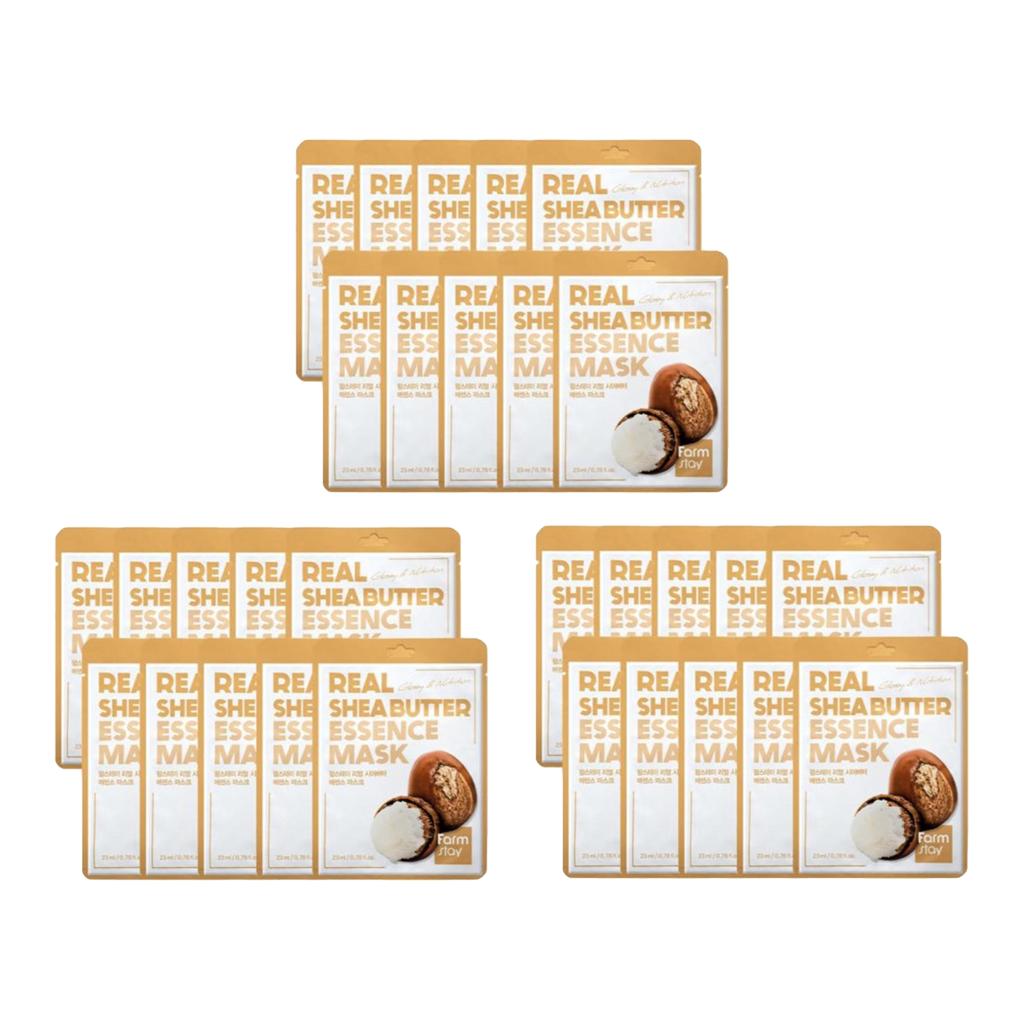 FARM STAY Real Shea Butter Essence Mask 23 ml (3 valikut)