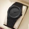 Modern Minimalist Personality Creative All-black Men's Watch Arabic Digital Sports Leisure Quartz Watch Unique Design Watch