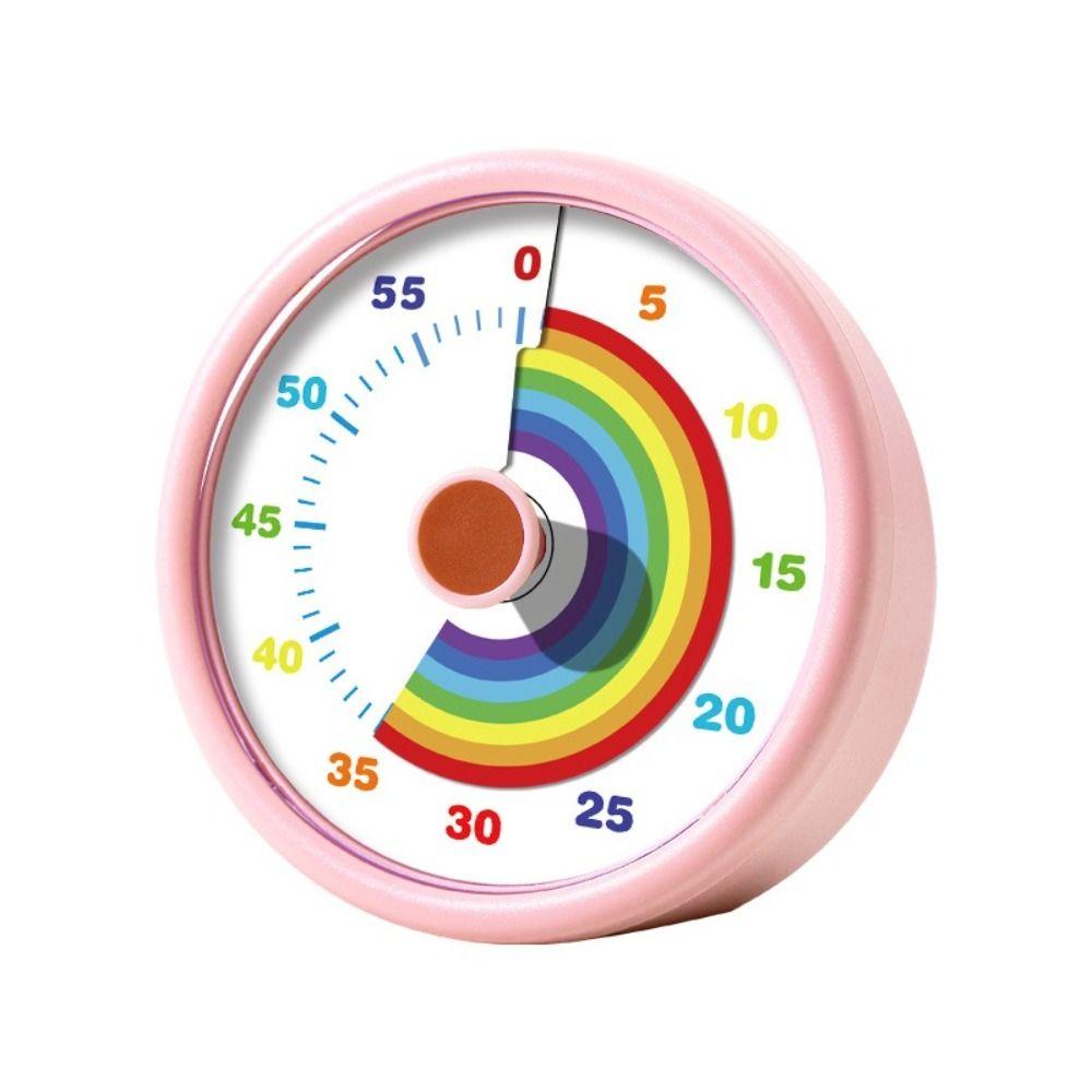 60 Minutes Visual Timer Round/Square Kitchen Timer Countdown Alarm Clock  Kids Children Reminder