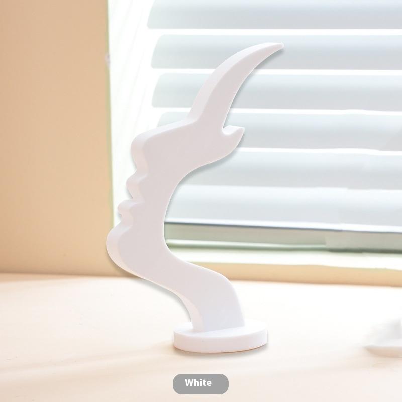 Eyeglass Stand Glasses Stand Bar Shape Human Side Face Interesting Simple Glasses Stand Ornaments