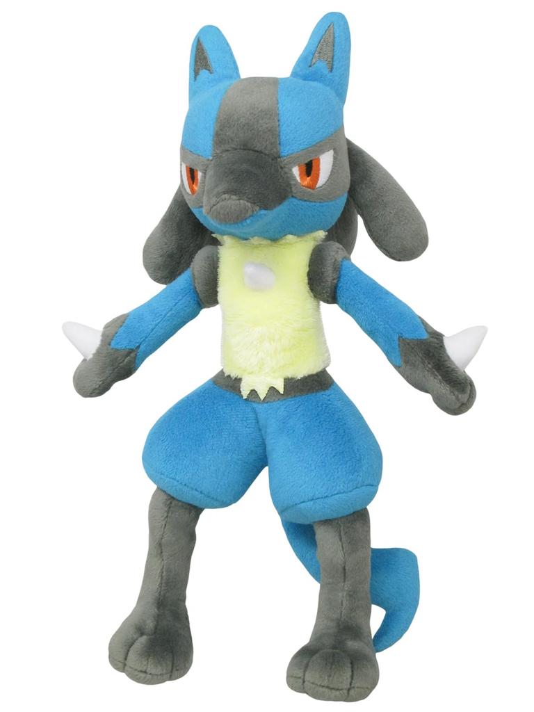Sanei Boeki ALL STAR COLLECTION Lucario Plush Toy PP12 Pokémon (S) W10.5×D10×H29.5cm Pokémon