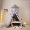 Children Bed Canopy Hanging Dome Mosquito Net Double Layer Bed Valance Anti-mosquito Blackout Curtain Tent Mesh Drapes Bedcover