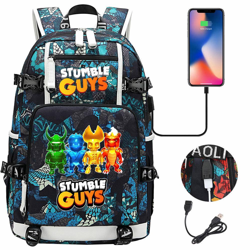 3-teiliges Schulrucksack-Set für Schüler Große Kapazität Oxford-Stoff Schultasche mit Schultergurt und Federmäppchen
