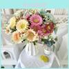 Artificial Peace Chrysanthemum Morifolium Home Decor Tabletop Flower For Wedding And Event Decor