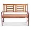 Outdoor Bench 48 In/121.9 Cm Wood Garden Bench 700 Lbs/317.5 Kg Park Patio Yard Porch Bench