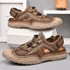 Fashion New Mens Sandals Summer Breathable Mesh Sandals Men Outdoor Casual Lightweight Beach Sandals Fashion Men Shoes Large Size 38-46