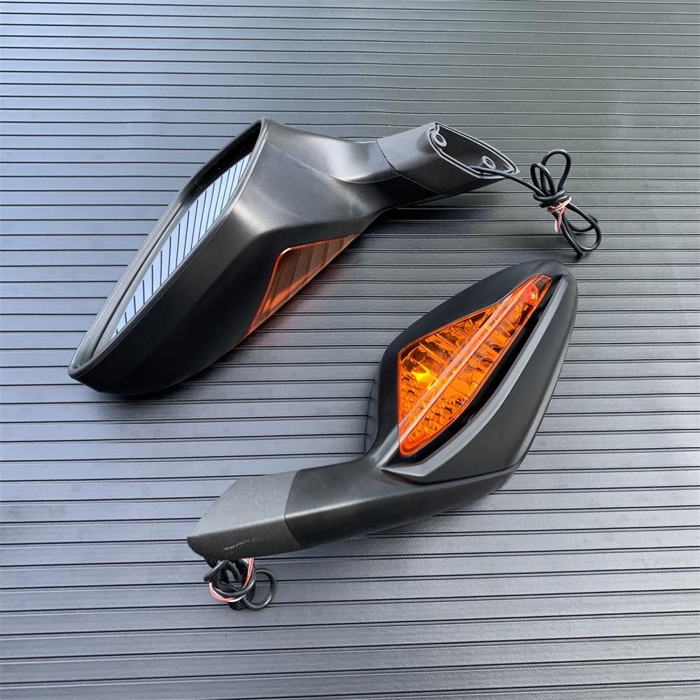 Motorcycle Rearview Mirror with Turn Signal Mirror Mirror for Augusta MV F3 675 2012- F3 800