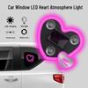 Solar-Powered Heart-Shaped Light for Changan Oshan Z6, X5PLUS, X7, A600 Cars - Decorative and Warning Light