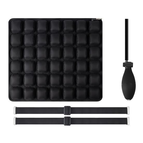 Inflatable Air Cushion for Office Chair Portable TPU Seat Pad with Built-in Pump Foldable Hip Support Cushion for Travel Camping