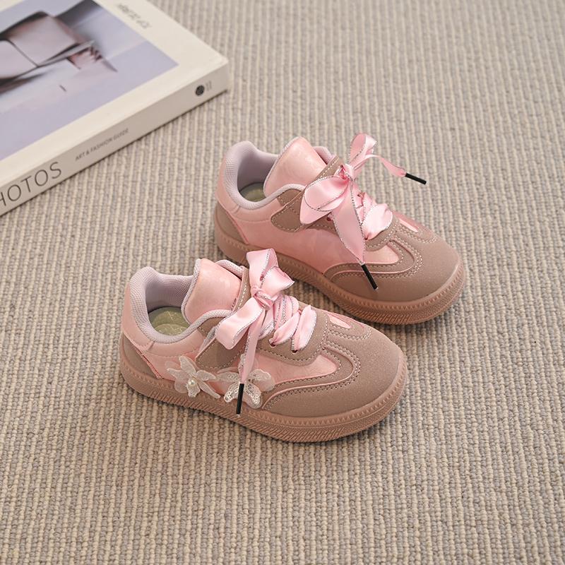 New Children's Fashion Sports Shoes Lightweight Children's Leisure Princess Comfortable Sweet Girl Casual Shoes