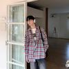 2024 Letter Long Sleeve Shirt Japanese Hong Kong Style Ins Loose Shirt Boys Summer Trendy Versatile Casual Coat