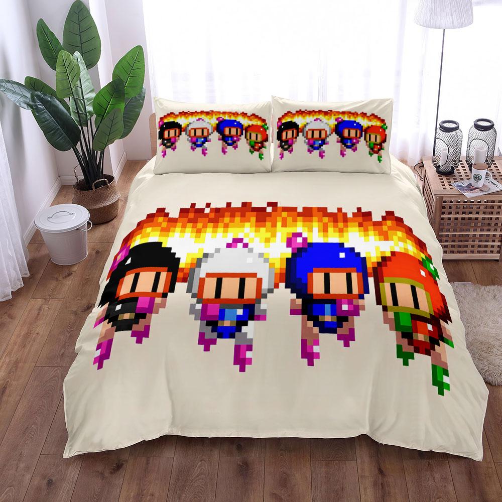 Haiku The Robot Duvet Cover Set King Queen Double Full Twin Single Size Bed Linen Set