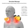 Back Neck Massager Infrared Heating Electric Shoulder Foot Massage Pillow Deep Tissue Kneading For Waist Legs Shoulder Women Men