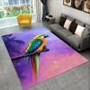 Exquisite Bird Flower Animal 3D Area Rug,Carpet Rug for Home Living Room Bedroom Sofa Doormat Kitchen Decor,Non-slip Floor Mat