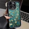 Phone Case for iPhone 17 Air 16E 15 16 Pro Max Van Gogh Oil Painting Aesthetics Cover 14 Plus 13 12 Mini Soft Shell Silicone Fun