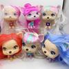 1pcs Original Vip Colored Hair Dog Toys Cat Puppy Action Figure 11cm Old Pet Shop Lovely Pets Toy Figures Classic Little Pet