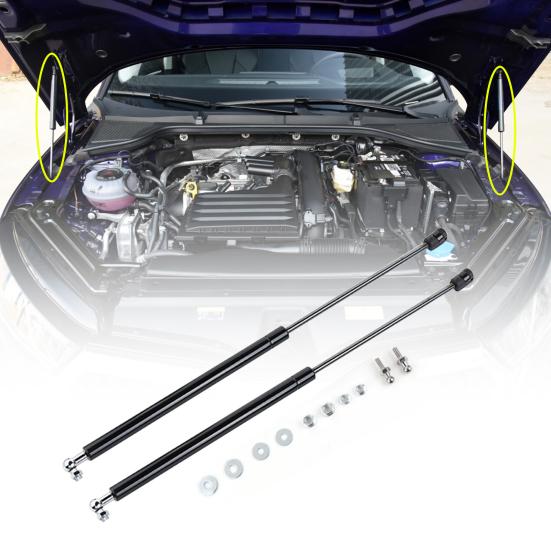 2Pcs Carbon Steel Front Hood Lift Support Hydraulic Bonnet Gas Shock Strut for Skoda Octavia A7 MK3 16-19