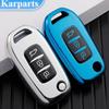 Electroplate Car Key Case Fob Cover Shell for Renault Kadjar Captur Megane 3 Symbol Logan 2 Sandero 2 Dacia Duster Keychain Accessories
