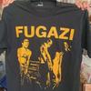 Maglietta Unisex Nera Retro Style Punk Band Fugazi Vintage Uomo Donna Maglietta Unisex