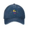 Colombia Heart Colombian Unisex Women Baseball Cap Distressed Denim Washed Caps Hat Retro Adjustable Fit Snapback Cap