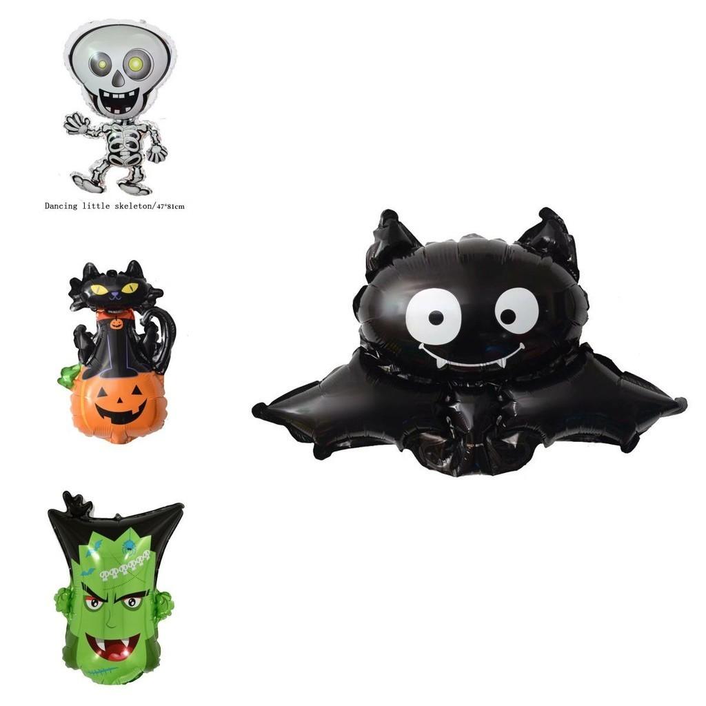 Griezelige Halloween-decoraties: aluminium spinnenballon voor feestartikelen