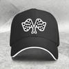 Racing Checkered Flags Baseball Cap Adjustable Cotton Casual Trendy Cap for Unisex Outdoor Sports