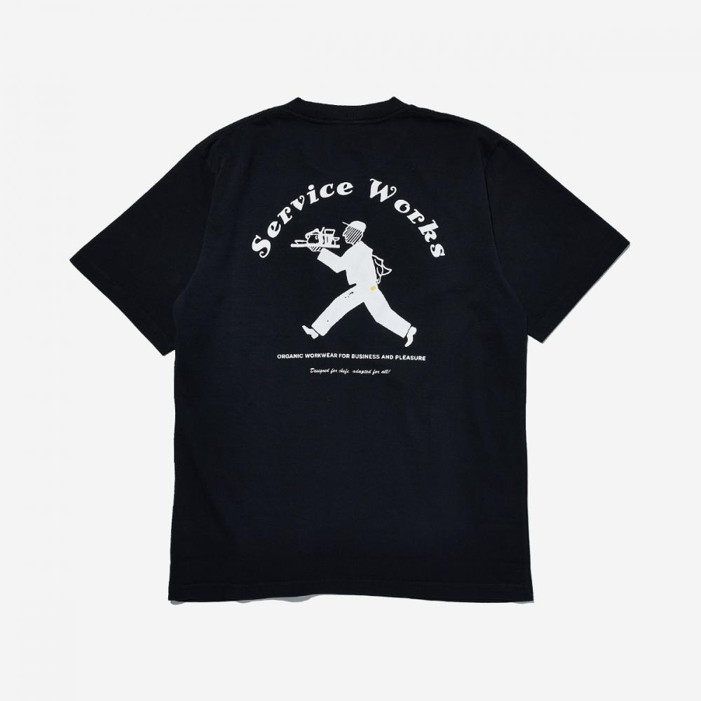 Service Works Waiter Tee Sw025 Blck