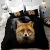 3D The Fox Bedding Sets Duvet Cover Set With Pillowcase Twin Full Queen King Bedclothes Bed Linen