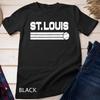 Retro St. Louis Baseball Vintage Stripe T-Shirt Mens Womens Tees Top Unisex T-Shirt Mens Womens Tees Top