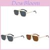 Geometric Square Sunglasses For Men With Uv400 Protection For Outdoor Driving And Fashion