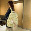 Schoolbag Japanese Ins Cute Style Simple and Versatile High-value Schoolbag Female Primary School Students Junior High School Students Backpack