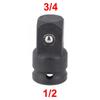 3/8\" To 1/2\" Socket Adapter Adapter Black Converter