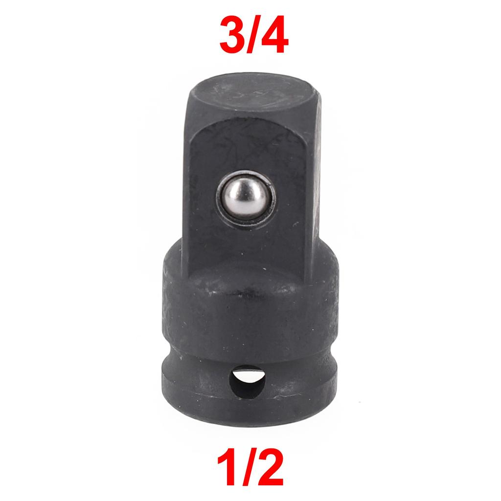 3/8\" To 1/2\" Socket Adapter Adapter Black Converter