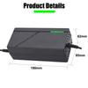 12V 24V 36V 48V 60V 72V Charger Lithium Li-ion Battery Pack 12.6V 29.4V 42V 54.6V 67.2V 84V Smart Fast Charging Plug Charger