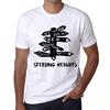 Men’s Vintage Tee Shirt Graphic T Shirt Time for New Advantures Sterling Heights White